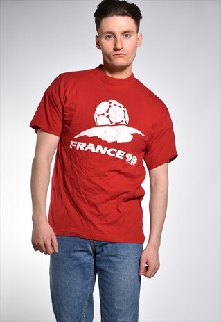 VINTAGE FRANCE 98 WORLD CUP T-SHIRT