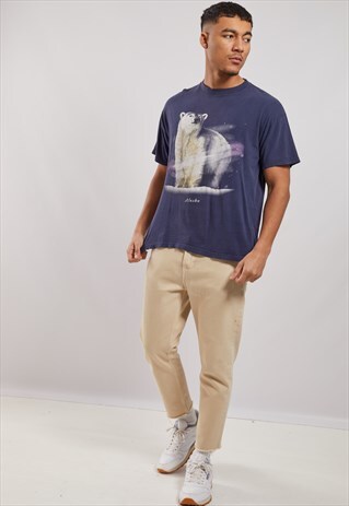 VINTAGE ALASKA PRINT T-SHIRT