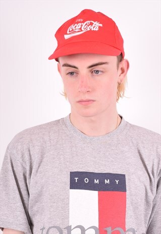 COCA COLA MENS VINTAGE CAP ONE SIZE RED 90S