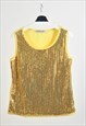 Vintage 00s top in gold