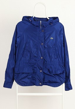 Vintage Lacoste Windbreaker Light Rain Jacket Blue