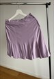 LAVENDER PLEATED MAX MARA MINI SKIRT