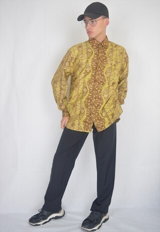 VINTAGE GRAPHIC 80'S RETRO FANCY RAVE SHIRT