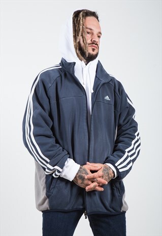 VINTAGE 90S ADIDAS ZIP SWEATSHIRT / S1416