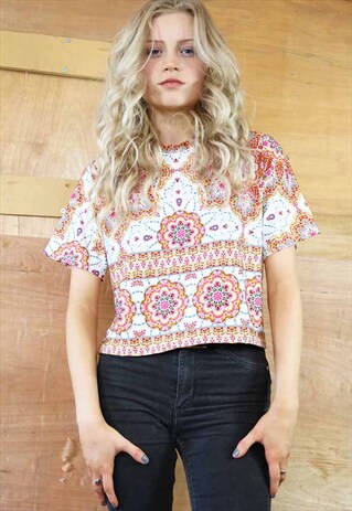 HIPPY CHIC PRINT TOP