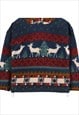 VINTAGE 90'S MARSH LANDS HOODIE DEER HOODED PULLOVER