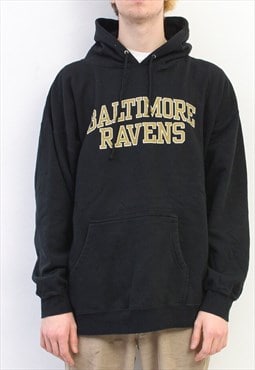 Baltimore Ravens Hooded Sweatshirt Hoodie MEN'S REEBOK NFL GREY