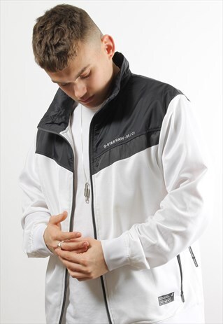 VINTAGE G-STAR 2 TONE FULL ZIP TRACK JACKET