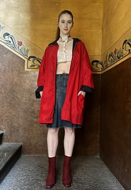 Vintage Valentino Oliver Windbreaker Jacket Hooded 