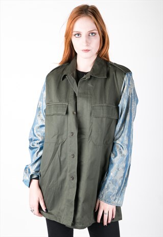 VINTAGE 90S REWORKED MILITARY SHIRT