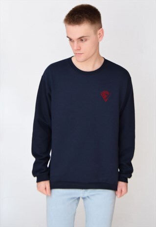 NAVY WAVES (RED) SWEATSHIRT