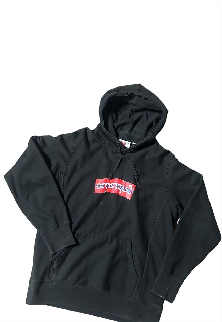 Hoodie supreme hotsell x cdg