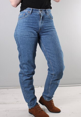 VINTAGE LEVIS 90'S MOM TRUE BLUE JEANS 29