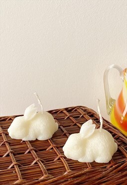 Handmade Candle set of 2 / Rabbit