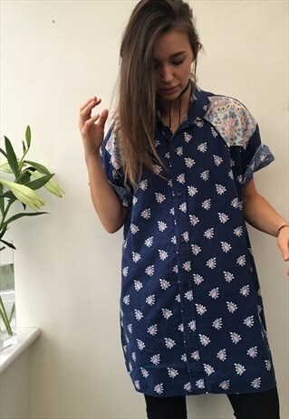 CRAZY PATTERN OVERSIZED RETRO VINTAGE UNISEX FESTIVAL SHIRT