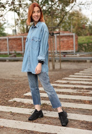 VINTAGE 90'S LEVI'S OVERSIZE UNISEX DENIM SHIRT