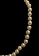 50'S/60'S CHAMPAGNE COLOURED VINTAGE CREAM PEARL NECKLACE