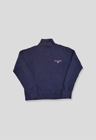 VINTAGE 90S RALPH LAUREN POLO SPORT MOCK-NECK SWEATSHIRT