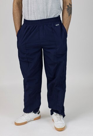 VINTAGE 90'S CHAMPION NAVY SHELL TRACKSUIT BOTTOMS