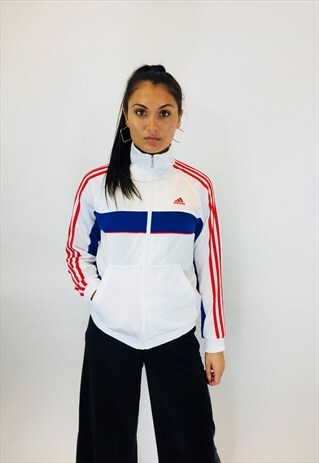 VINTAGE ADIDAS CLASSIC 3 STRIPE TRACK JACKET