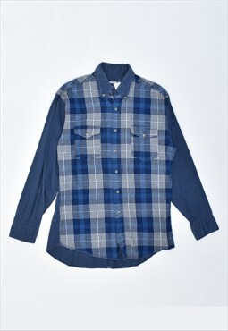 Vintage 90's Wrangler Shirt Check Blue