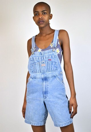 VINTAGE 90'S DUNGAREE SHORTS