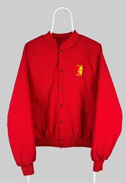 Vintage Pitt State Gorillas 90's Coach Jacket in Red