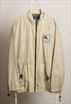 HIROKO KOSHINO VINTAGE WINDBREAKER JACKET OLIVE SIZE L