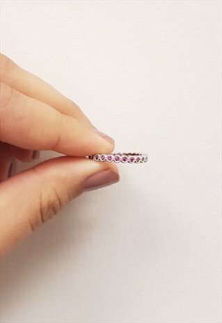PINK DIAMOND CRYSTALED RING