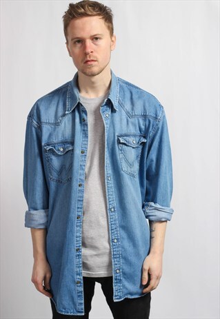 VINTAGE WRANGLER DENIM SHIRT