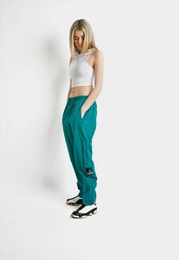 ADIDAS Equipment vintage rave shell nylon pants green jogger