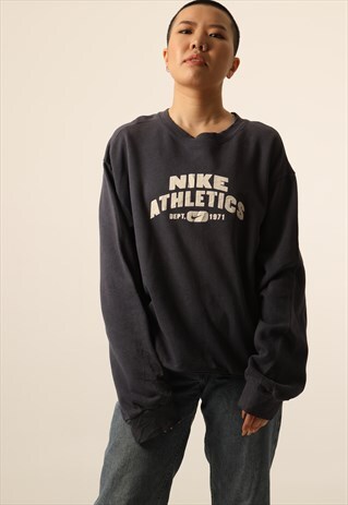 VINTAGE NIKE PRINTED SPELL OUT SWEATSHIRT
