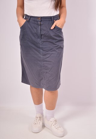 VINTAGE VALENTINO SKIRT BLUE