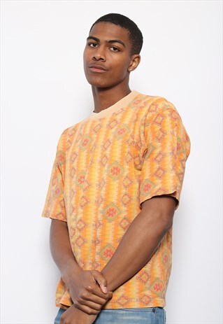 VINTAGE BEST COMPANY PATTERN T-SHIRT