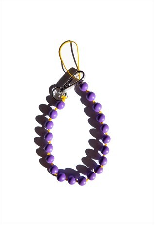 KNOTTY JADE STONE BEADED PHONE CHARM