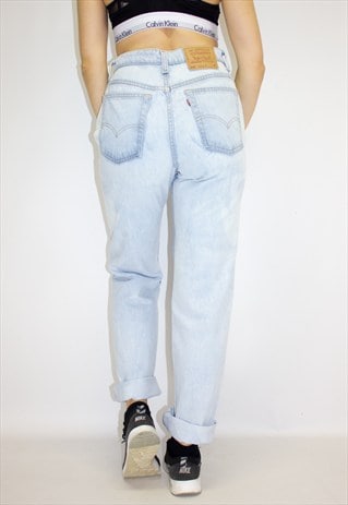 VINTAGE LEVI'S TIE DYE BLUE 506 JEANS