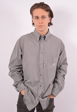 VINTAGE CALVIN KLEIN SHIRT GREY