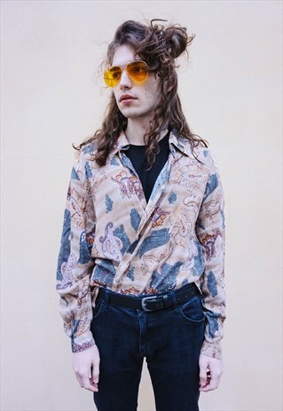 VINTAGE BAROQUE PATTERNED SHIRT