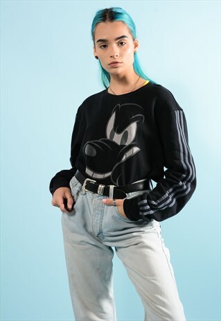 VINTAGE ADIDAS PRINT SWEATSHIRT
