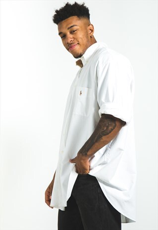 VINTAGE 80S CLASSIC POLO RALPH LAUREN SHIRT/ 4955