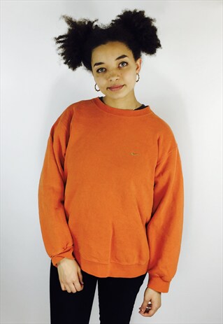 NIKE BURNT ORANGE SWEATSHIRT