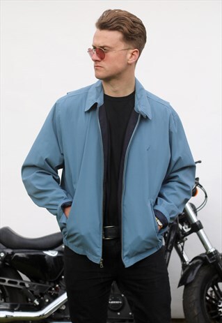 NAUTICA USA AIR FORCE BLUE HARRINGTON JACKET