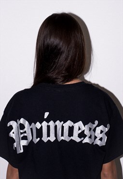 HNR LDN Princess T-Shirt in Black 
