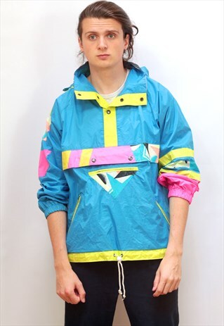 1990'S VINTAGE BRIGHT FESTIVAL WINDBREAKER JACKET