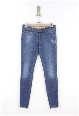 Dolce & Gabbana Skinny Low Waist Jeans in Dark Denim - 42