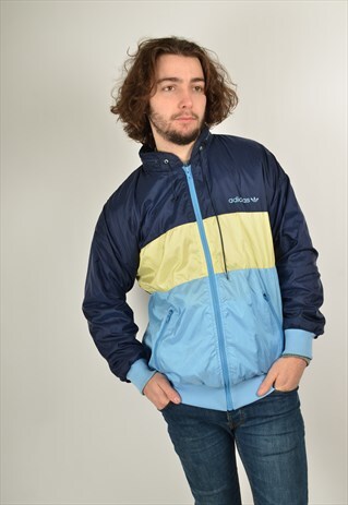 VINTAGE ADIDAS SHELL JACKET IN BLUE