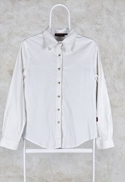 Vintage Mulberry Shirt White Women's UK 14