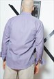 80S VINTAGE 90S GRUNGE GIORGO ARMANI PURPLE ELEGANT SHIRT