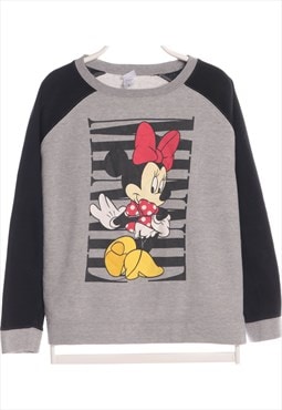 Grey Disney Crewneck Mickey Sweatshirt - Xlarge