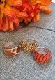 3 PACK OF ANIMAL PATTERNED ACRYLIC RINGS